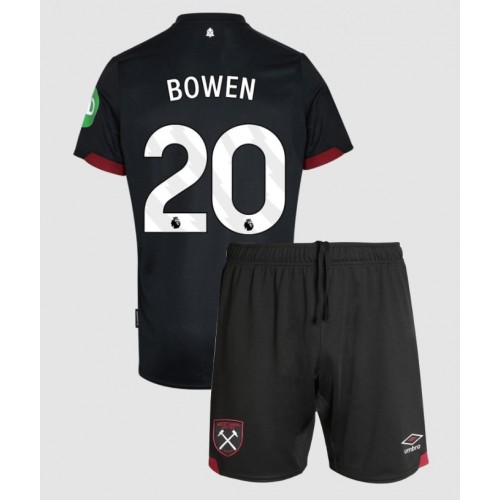 Dětský fotbalový dres West Ham United Jarrod Bowen #20 2024-25 Venkovní Krátký Rukáv (+ trenýrky)